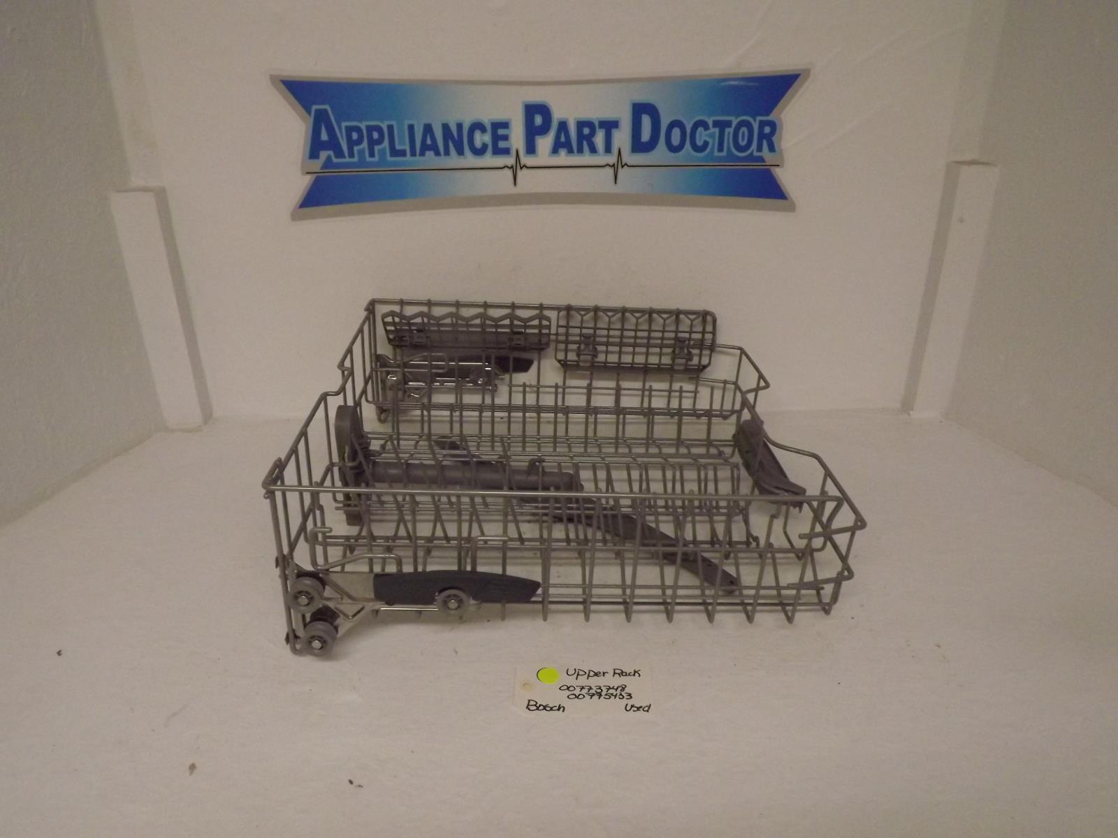 Bosch Dishwasher 00773748 00775433 Upper Rack Used Bosch Dishwasher 00773748 00775433 Upper Rack Used